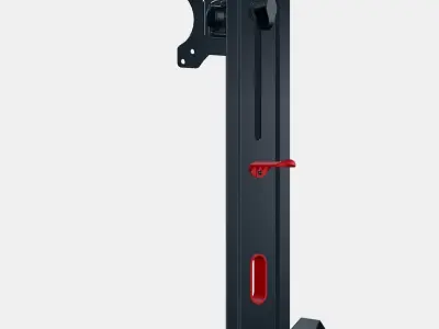 Rapture Monitor Arm TURRET SX - fekete Low-poly 3D model