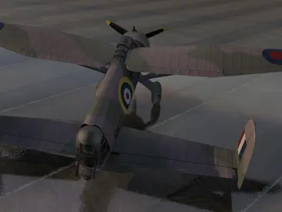 Westland P-12 Wendover 3D model