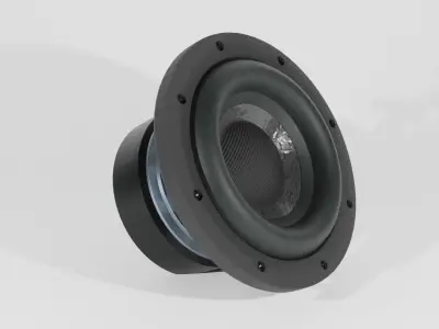 Woofer Speaker Clean 01 - Blender 3d 3D model