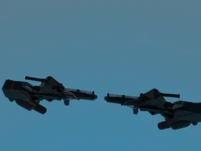 Alien WTA Gun  3D model