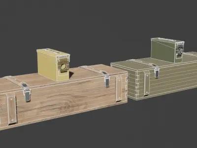 ammo box Free 3D model