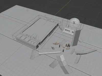 Science-Fi Military Interface 3D Model 3D model