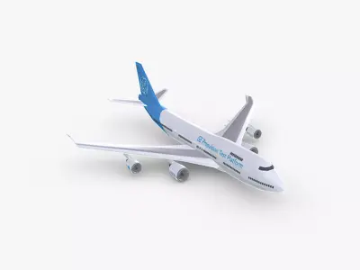 Boeing 747 General Electric 3D model