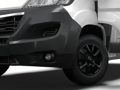 Opel Movano Van L4H2 HQ Interior 2023 3D model