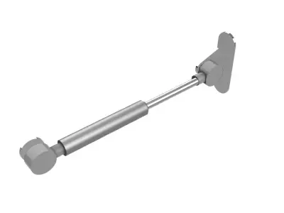 Gas Spring Free low-poly 3D model