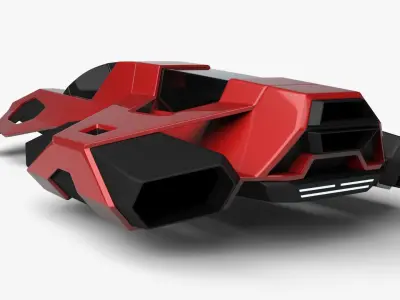 Racing Spaceship Betelgeuse 3D model