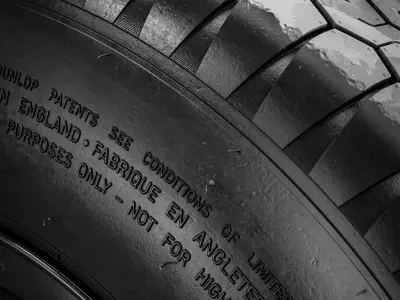 Dunlop 271 CR65 600L 15 R7 Revamped 3D model