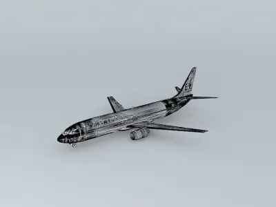 Boeing 737 400 Tailwind Airlines Free 3D model