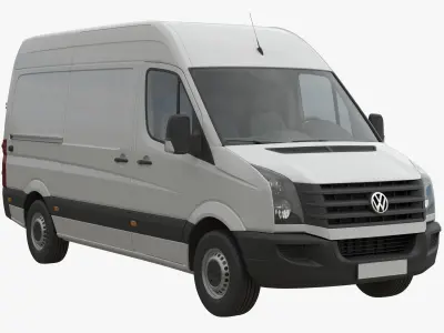 VW CrafterVan 2011 L2H2 3D model