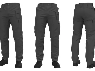 ABR PRO Pants - Marvelous Designer 3D model