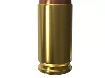 9mm Bullet PBR Low-poly 3D model