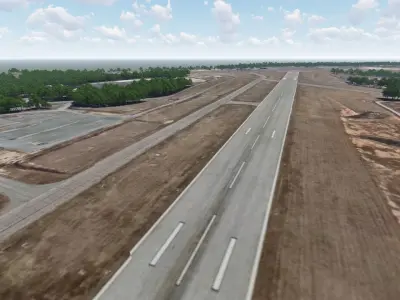 Smith Reynolds Airport - Winston Salem 3D model