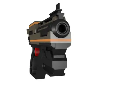 Sci Fi Gun 3D model