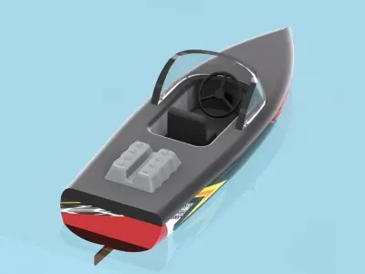 RC Boat YC Design 3D Printer Model 3D print model