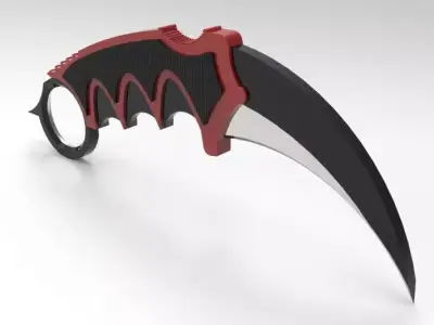 Karambit Knife 3D model