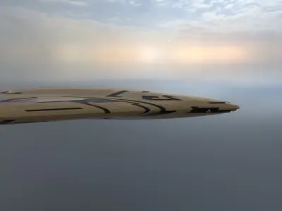 Explorer Spaceship 3D model
