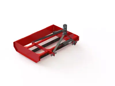 WG 1036-150 - Mounted road grader 3D model