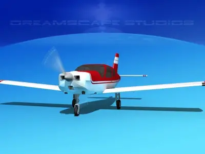 Socata TB-20 Trinidad V05 3D model