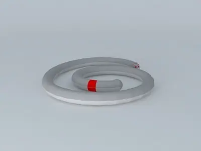 robo snake Free 3D model