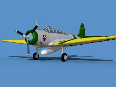 Douglas TBD-1 Devestator V05 3D model