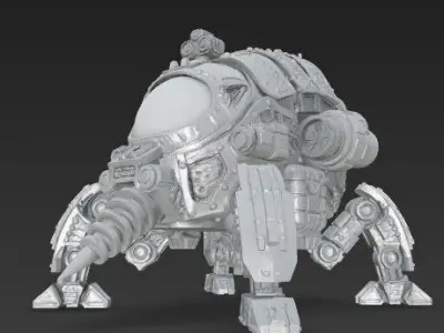 3D Printable Iron Oath Sentinel Sphere Steampunk Explorer 3D model