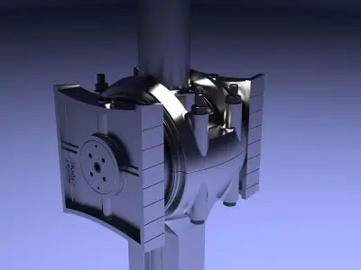 Marine crosshead Free 3D model