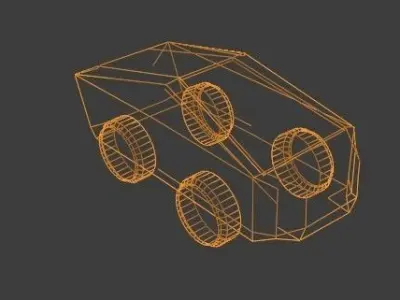 tesla cyber truck Free low-poly 3D model