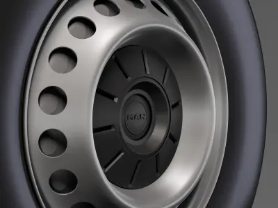 MAN TGE Chassi wheel 2018 3D model