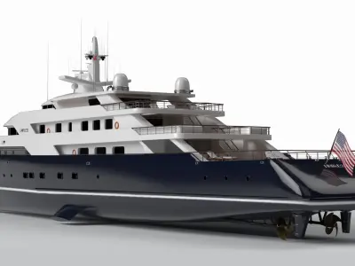 Limitless Superyacht Dynamic Simulation 3D model