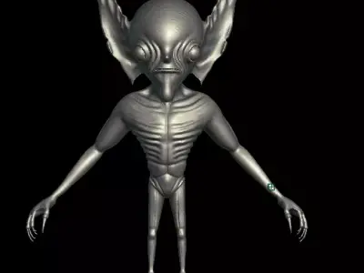 Kelly Hopkinsville goblin 3D model