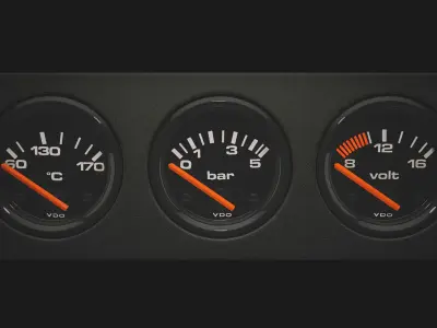 VDO Gauges 3D model