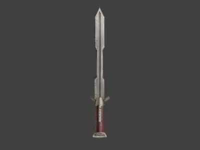 Hobbit Sword Low-poly 3D model