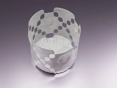 Vase 1 with pattern of dots Free 3D print model