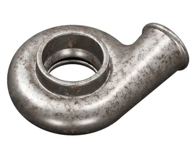 Rusty Compressor Housing 3D model