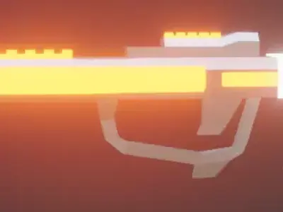 Juggernaut Gun Free low-poly 3D model