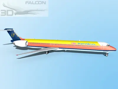 Falcon3D MD-80 Air Jamaica 3D model