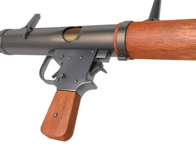 RPG 2 Rocket Propelled Grenade Launcher 3D model