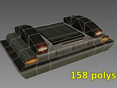 Scifi Laboratotry Pack - 8 Models Low-poly 3D model
