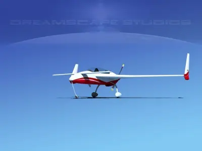 Rutan Long-EZ V11 3D model