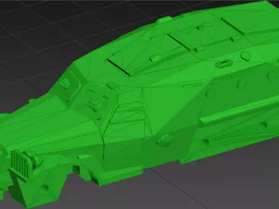 BTR 152 with rockets from the Sparrow set 3D print model