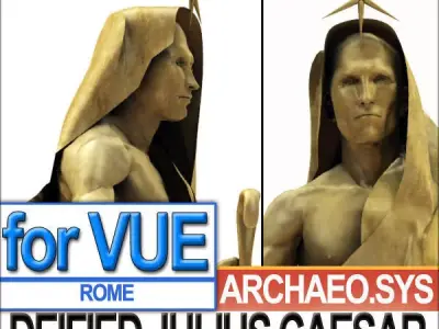 Statue of Deified Julius Caesar 3D model