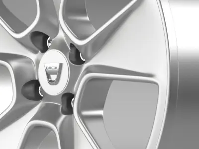 Dacia Logan rim 3D model