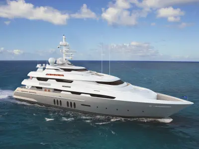 48 Meter Superyacht 3D model