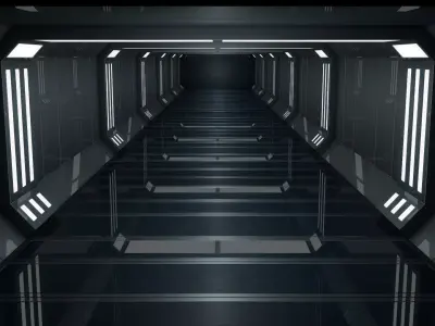 Sci Fi Interior 3D model 92