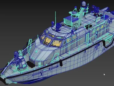 Mark VI Patrol Boat  3D model