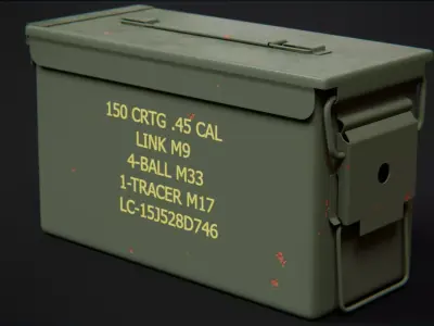 Ammo Box 3d Model 3D model