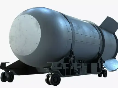 B53 nuclear bomb 3D model