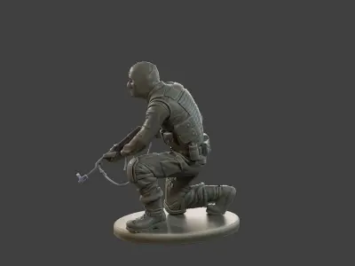 CzechSlovak Police Tactical Unit CPTU2 004 3D print model