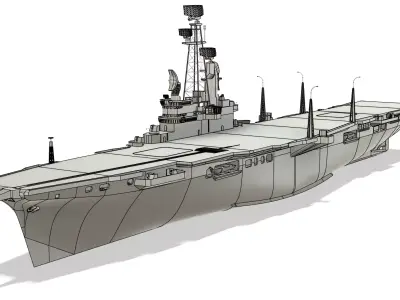 HNLMS Karel Doorman - ARA 25 de Mayo 1-96 RC Model 3D print model