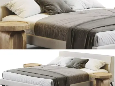 Meridiani Louis Up Bed 3D model